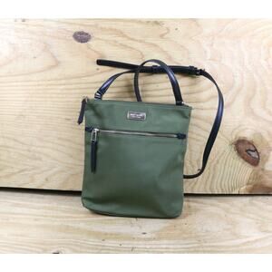 Kate Spade New York Bag Green Nylon Dawn Crossbody Zip